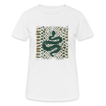 Snake Pattern Vintage Corn Snake Animal Gift - Women's Breathable T-Shirt - white - Front - AI Model Female 172 dark (172cm)