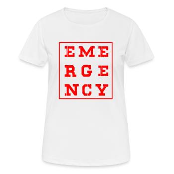 Nurse Doctor Hospital Krankenschwester - Frauen T-Shirt atmungsaktiv - Weiß - Vorne - AI Model Female 172 dark (172cm)