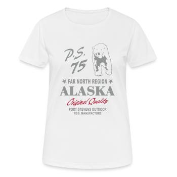Alaska - Polar Bear - Frauen T-Shirt atmungsaktiv - Weiß - Vorne - AI Model Female 172 dark (172cm)