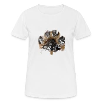 baum des lebens - Frauen T-Shirt atmungsaktiv - Weiß - Vorne - AI Model Female 172 dark (172cm)
