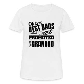 GRANDAD BLACK - Women's Breathable T-Shirt - white - Front - AI Model Female 172 dark (172cm)