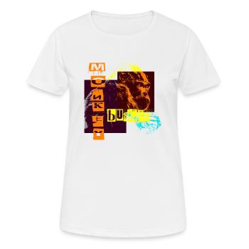 monkey business - T-shirt respirant Femme - blanc - Devant - AI Model Female 172 dark (172cm)