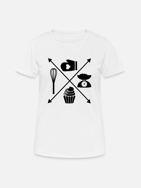 to bake - Women's Breathable T-Shirt - white