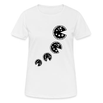 pizza pizza - Frauen T-Shirt atmungsaktiv - Weiß - Vorne - AI Model Female 172 dark (172cm)