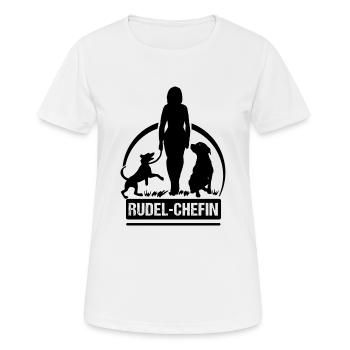 Rudel-Chefin - Frauen T-Shirt atmungsaktiv - Weiß - Vorne - AI Model Female 172 dark (172cm)