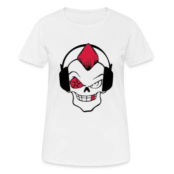 punk rock - Women's Breathable T-Shirt - white - Front - AI Model Female 172 dark (172cm)