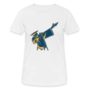 Degré DAB - T-shirt respirant Femme - blanc - Devant - AI Model Female 172 dark (172cm)