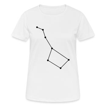 Sternbild Großer Wagen - Frauen T-Shirt atmungsaktiv - Weiß - Vorne - AI Model Female 172 dark (172cm)