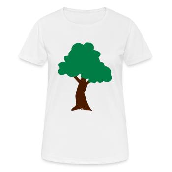 ♥Plant more trees to save the Earth & Environment♥ - Women's Breathable T-Shirt - white - Front - AI Model Female 172 dark (172cm)