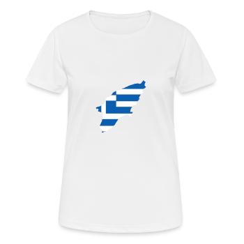 Rhodes - T-shirt respirant Femme - blanc - Devant - AI Model Female 172 dark (172cm)