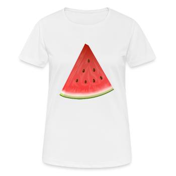 Melone - Frauen T-Shirt atmungsaktiv - Weiß - Vorne - AI Model Female 172 dark (172cm)