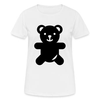 Teddy - Women's Breathable T-Shirt - white - Front - AI Model Female 172 dark (172cm)