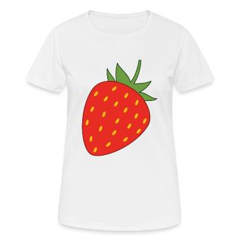 Fraise - T-shirt respirant Femme - blanc - Devant - AI Model Female 172 dark (172cm)