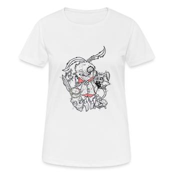 Always on Time - Women's Breathable T-Shirt - white - Front - AI Model Female 172 dark (172cm)