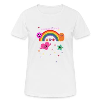 Sonnenschein - Frauen T-Shirt atmungsaktiv - Weiß - Vorne - AI Model Female 172 dark (172cm)