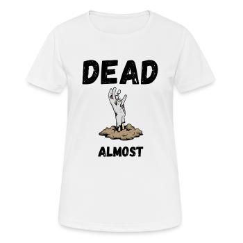 fast tot - Frauen T-Shirt atmungsaktiv - Weiß - Vorne - AI Model Female 172 dark (172cm)