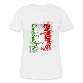 Italie Italie Italie Rome Europe Italie Italie Milan - T-shirt respirant Femme - blanc - Devant - AI Model Female 172 dark (172cm)