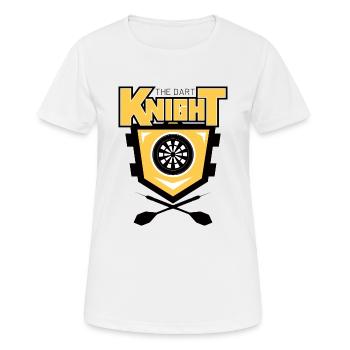 Dart Knight Emblem - Frauen T-Shirt atmungsaktiv - Weiß - Vorne - AI Model Female 172 dark (172cm)