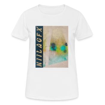 Flashing lights - Women's Breathable T-Shirt - white - Front - AI Model Female 172 dark (172cm)