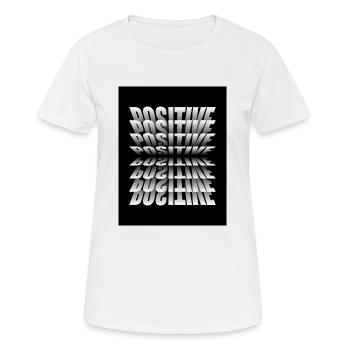 signe zodiaque la positivité - T-shirt respirant Femme - blanc - Devant - AI Model Female 172 dark (172cm)