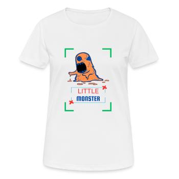 Little Monster - Frauen T-Shirt atmungsaktiv - Weiß - Vorne - AI Model Female 172 dark (172cm)
