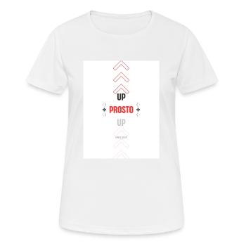 UP 1 - T-shirt respirant Femme - blanc - Devant - AI Model Female 172 dark (172cm)