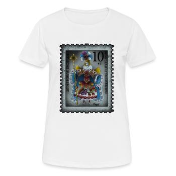 Timbre Ange - T-shirt respirant Femme - blanc - Devant - AI Model Female 172 dark (172cm)