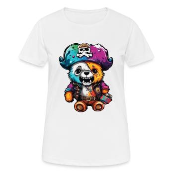 Teddybär / Kuscheltier / Stofftier / Geschenkidee - Frauen T-Shirt atmungsaktiv - Weiß - Vorne - AI Model Female 172 dark (172cm)