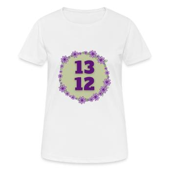 1312 / ACAB - Frauen T-Shirt atmungsaktiv - Weiß - Vorne - AI Model Female 172 dark (172cm)
