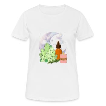 Witch Utensils - Women's Breathable T-Shirt - white - Front - AI Model Female 172 dark (172cm)