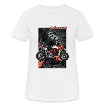 Superbike // Illustration - T-shirt respirant Femme - blanc - Devant - AI Model Female 172 dark (172cm)