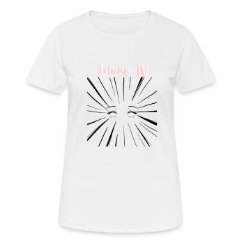 Télévision animée - T-shirt respirant Femme - blanc - Devant - AI Model Female 172 dark (172cm)