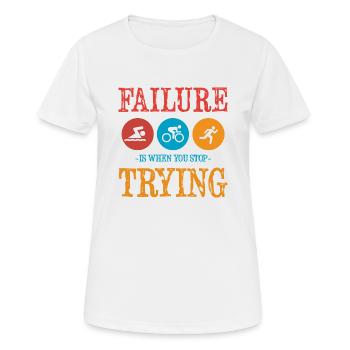 Triathlon - T-shirt respirant Femme - blanc - Devant - AI Model Female 172 dark (172cm)