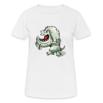 monster - Women's Breathable T-Shirt - white - Front - AI Model Female 172 dark (172cm)