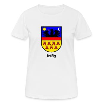 Wappen Siebenbürgen Erdély - Frauen T-Shirt atmungsaktiv - Weiß - Vorne - AI Model Female 172 dark (172cm)