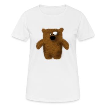 teddy - T-shirt respirant Femme - blanc - Devant - AI Model Female 172 dark (172cm)