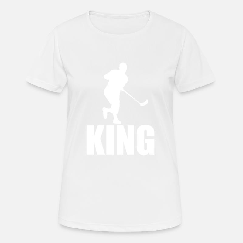 Floorball - Women's Breathable T-Shirt - white