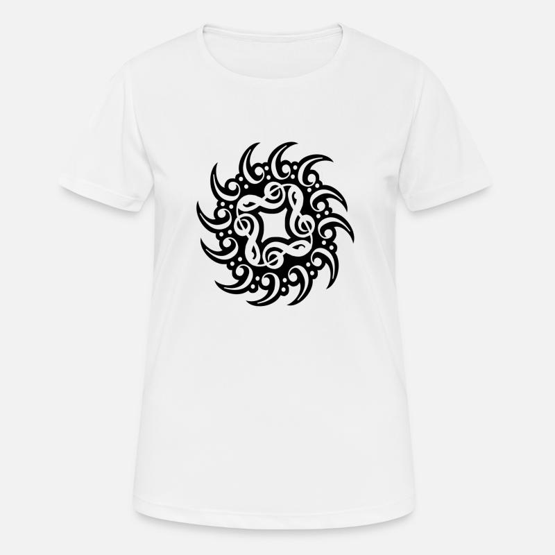 Two Clef Sun - Women's Breathable T-Shirt - white