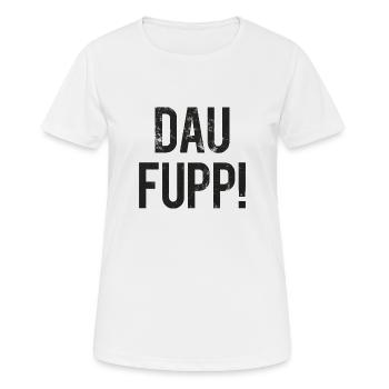 Trier Dialekt Beleidigung Lustig Geschenk - Frauen T-Shirt atmungsaktiv - Weiß - Vorne - AI Model Female 172 dark (172cm)