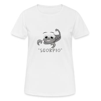 Zodiac Scorpio - Women's Breathable T-Shirt - white - Front - AI Model Female 172 dark (172cm)