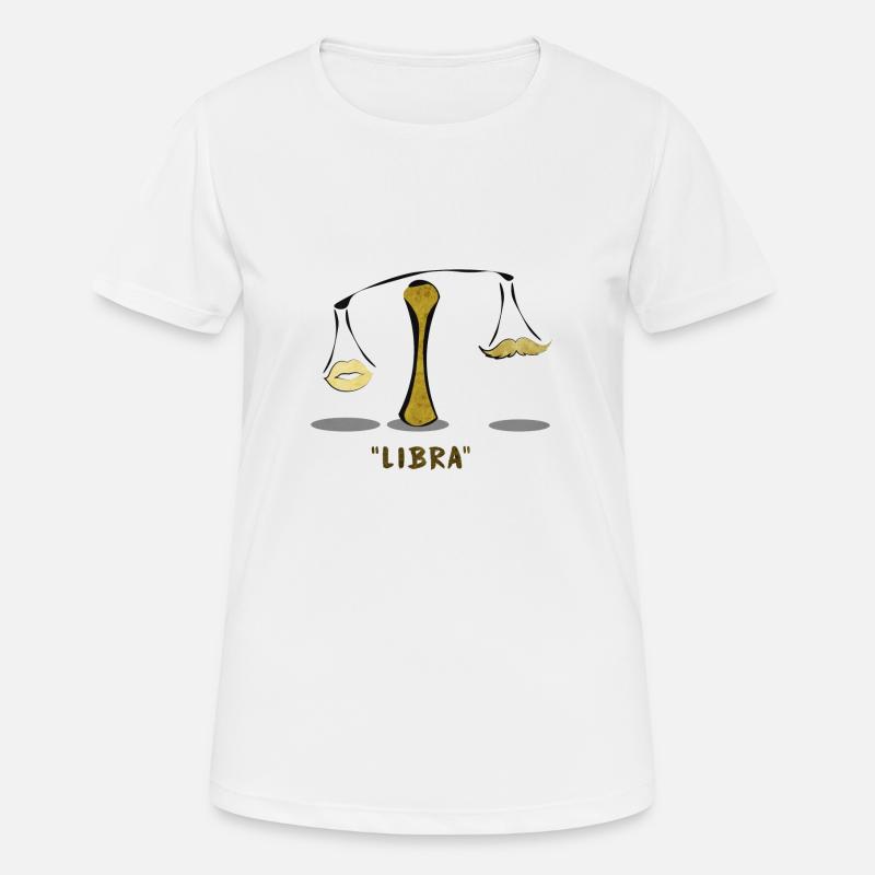 Zodiac Libra - Women's Breathable T-Shirt - white