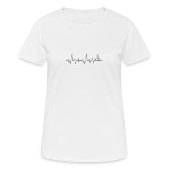 Pfadfinder Shirt • Scouting Zelt • Geschenk - Frauen T-Shirt atmungsaktiv - Weiß - Vorne - AI Model Female 172 dark (172cm)