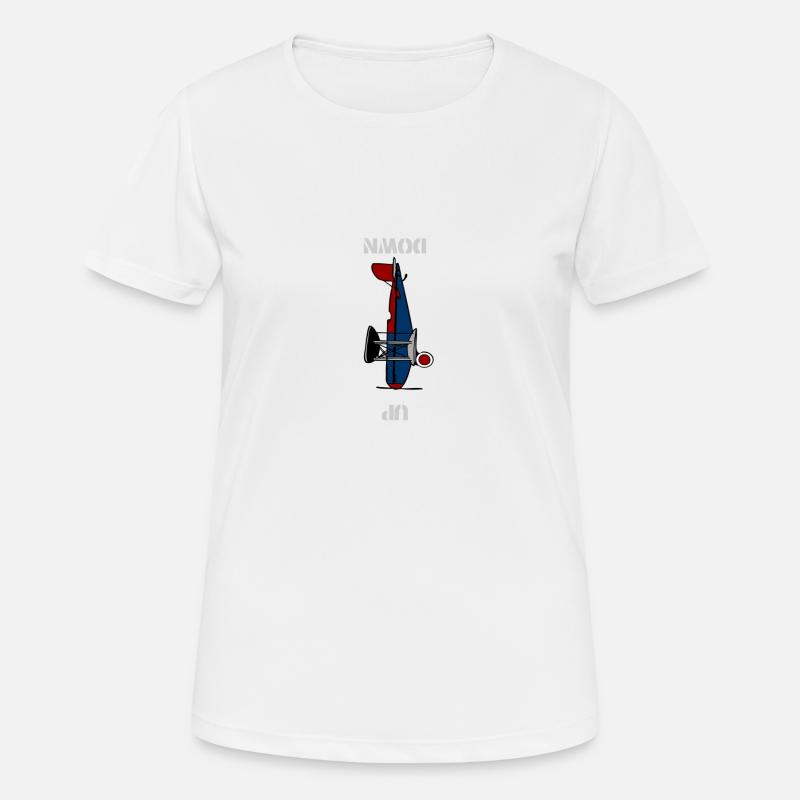 Airplane - Women's Breathable T-Shirt - white