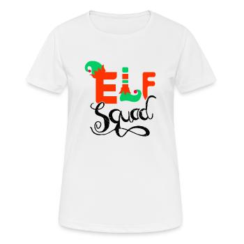 ELF SQUAD - T-shirt respirant Femme - blanc - Devant - AI Model Female 172 dark (172cm)
