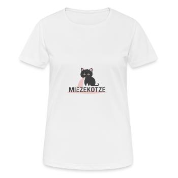 Kitty kitty funny cat gift - Women's Breathable T-Shirt - white - Front - AI Model Female 172 dark (172cm)