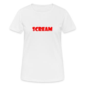 cri - T-shirt respirant Femme - blanc - Devant - AI Model Female 172 dark (172cm)