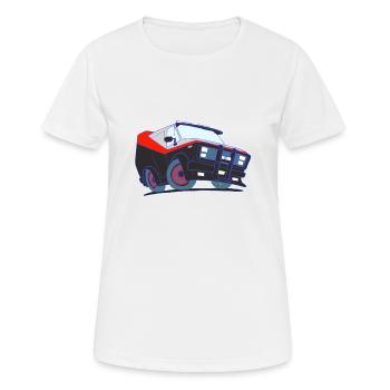 A team van - Women's Breathable T-Shirt - white - Front - AI Model Female 172 dark (172cm)