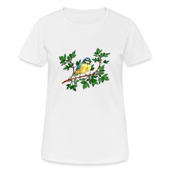 Oiseau de sikorka - T-shirt respirant Femme - blanc - Devant - AI Model Female 172 dark (172cm)
