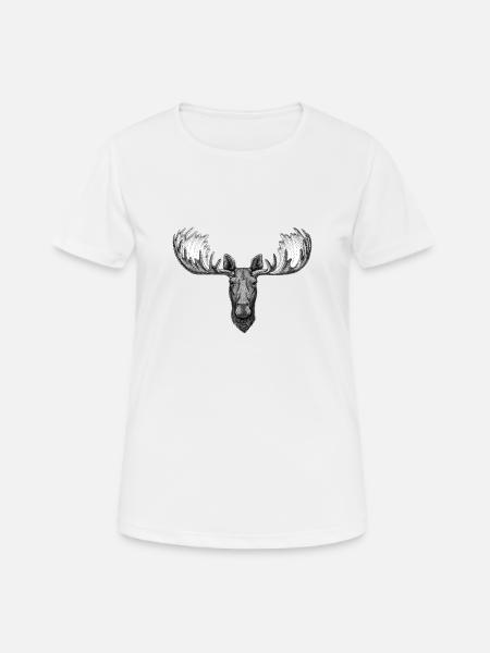 elk - Women's Breathable T-Shirt - white