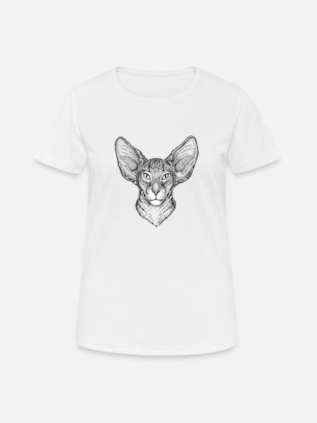 cat - Women's Breathable T-Shirt - white